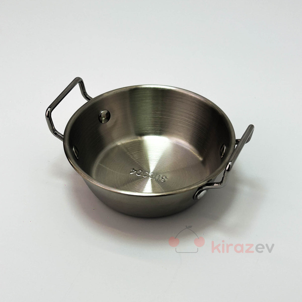 10 cm Gümüş Çelik Sunum Tavası