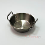 10 cm Gümüş Çelik Sunum Tavası