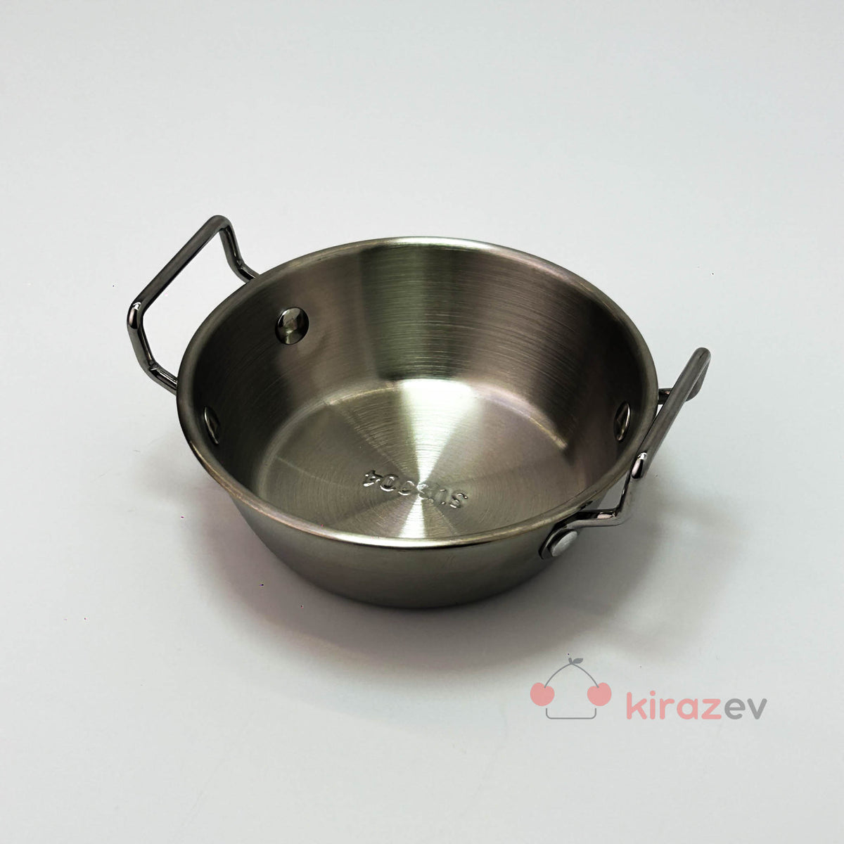 10 cm Gümüş Çelik Sunum Tavası