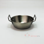 10 cm Gümüş Çelik Sunum Tavası