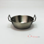 10 cm Gümüş Çelik Sunum Tavası