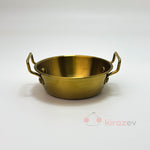 12 cm Gold Çelik Sunum Tavası