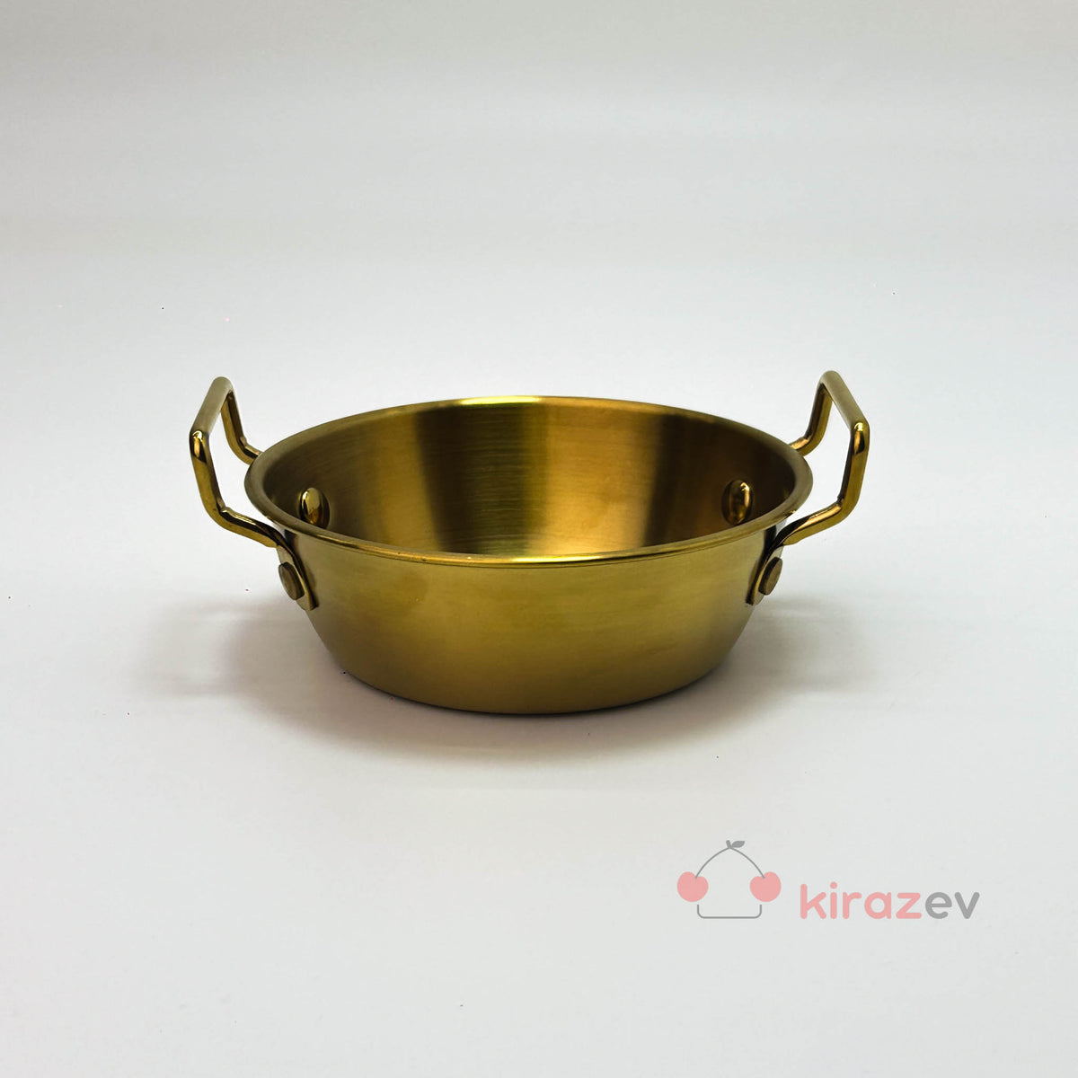 12 cm Gold Çelik Sunum Tavası