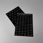 Baharat ve Mutfak Etiketi Seti