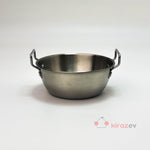 14 cm Gümüş Çelik Sunum Tavası