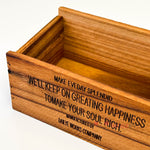 Küçük Akasya Ahşap Dekoratif Kasa