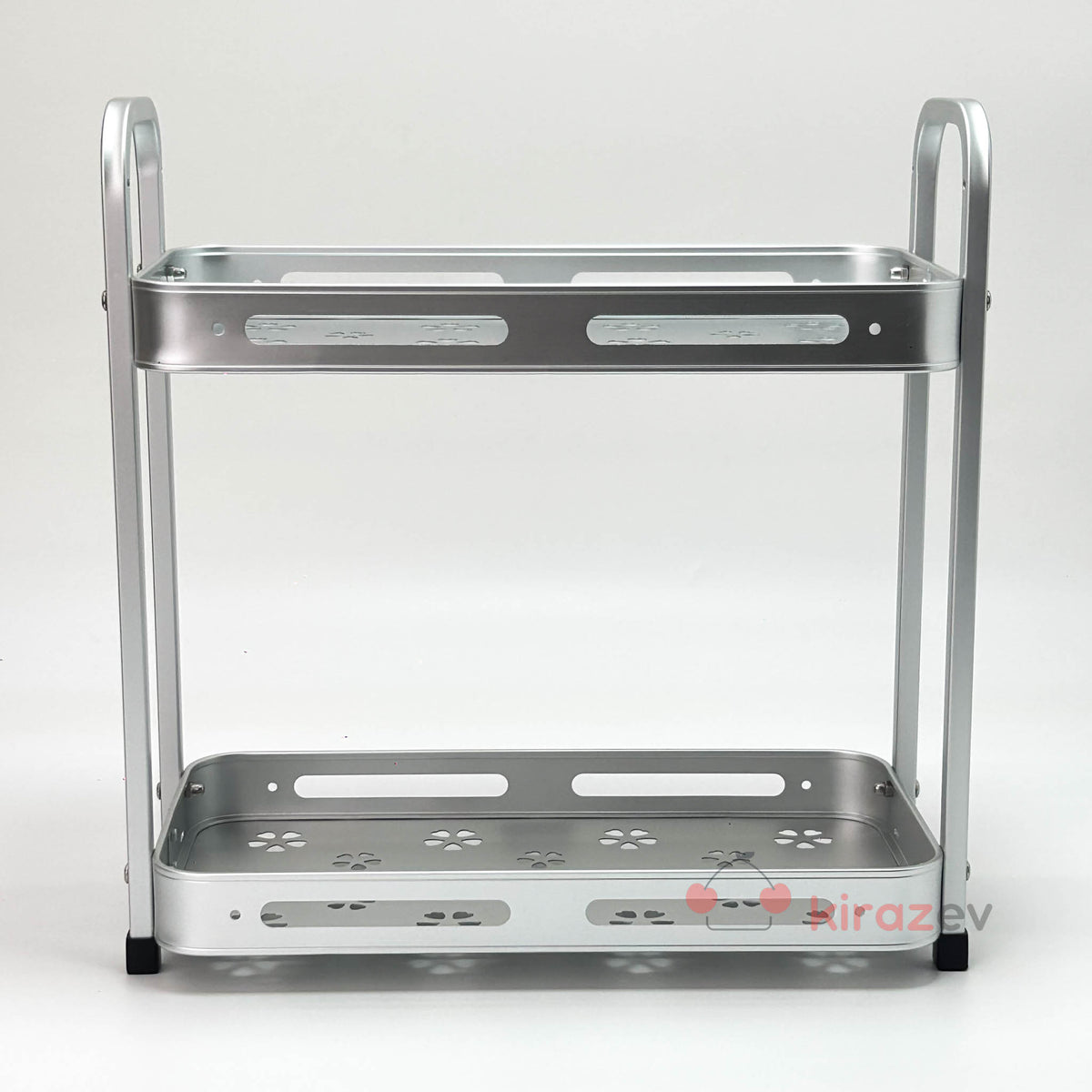 2 Katlı Alüminyum Mutfak ve Banyo Düzenleme Rafı