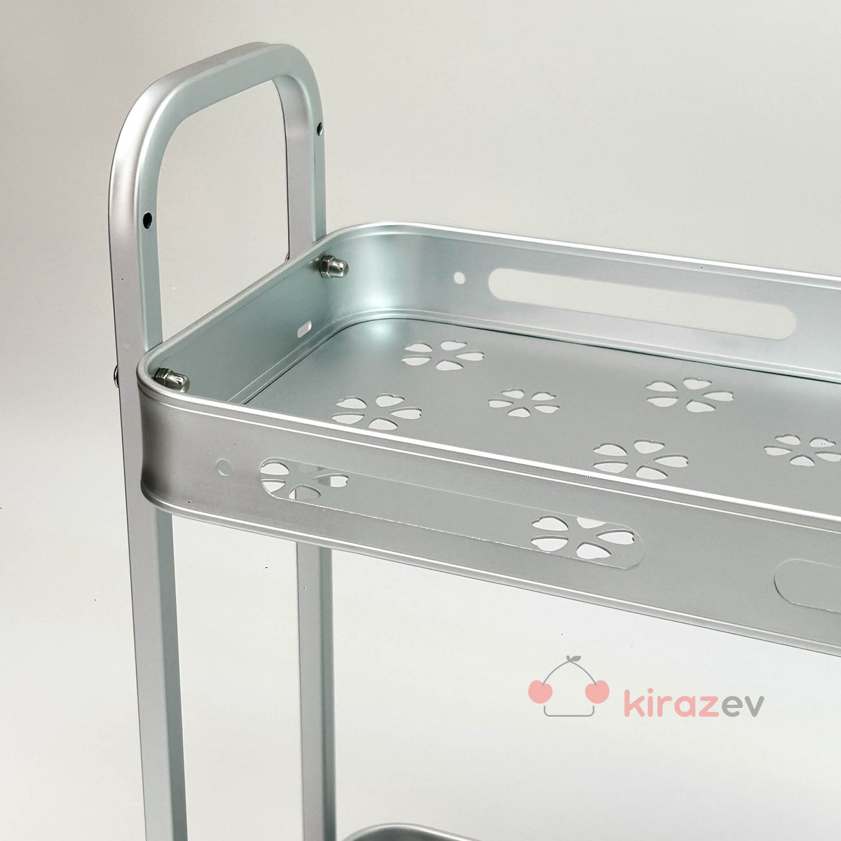 2 Katlı Alüminyum Mutfak ve Banyo Düzenleme Rafı