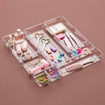 7,5×7,5×5,5 cm Şeffaf Punto Çekmece Organizer