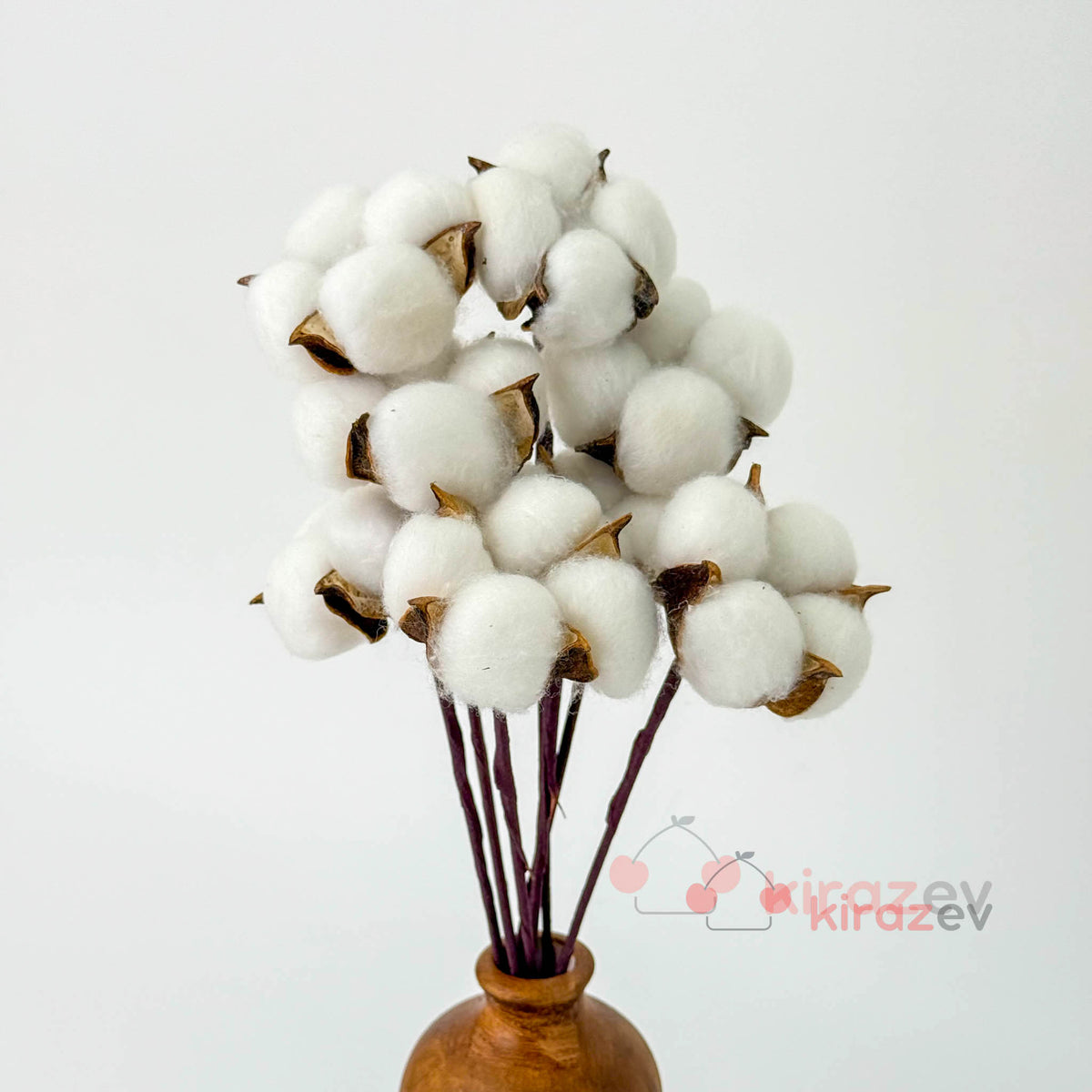 Dekoratif Pamuk Dalı 8'li