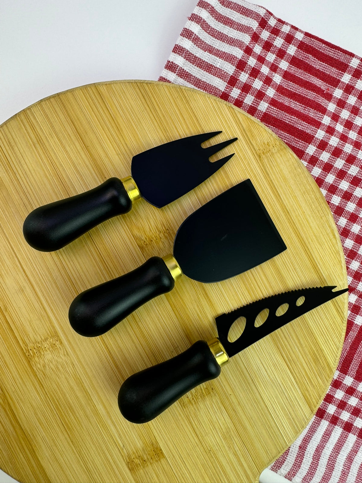 Kitchen Tools 3'lü Siyah Peynir Bıçağı