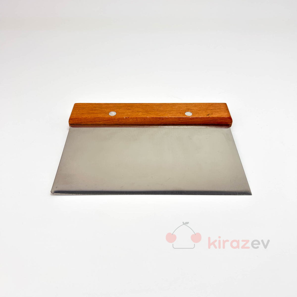 Ahşap Saplı Çelik Hamur Spatulası