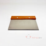 Ahşap Saplı Çelik Hamur Spatulası