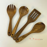 Akasya Servis Seti 4 Parça