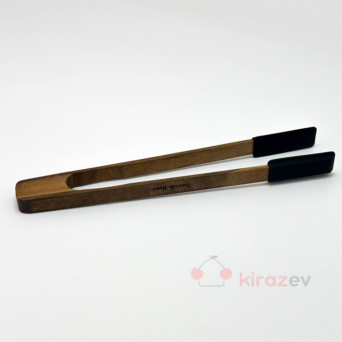 Akasya Saplı Silikon Maşa - Siyah