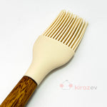 Akasya Saplı Silikon Yumurta Fırçası – Krem