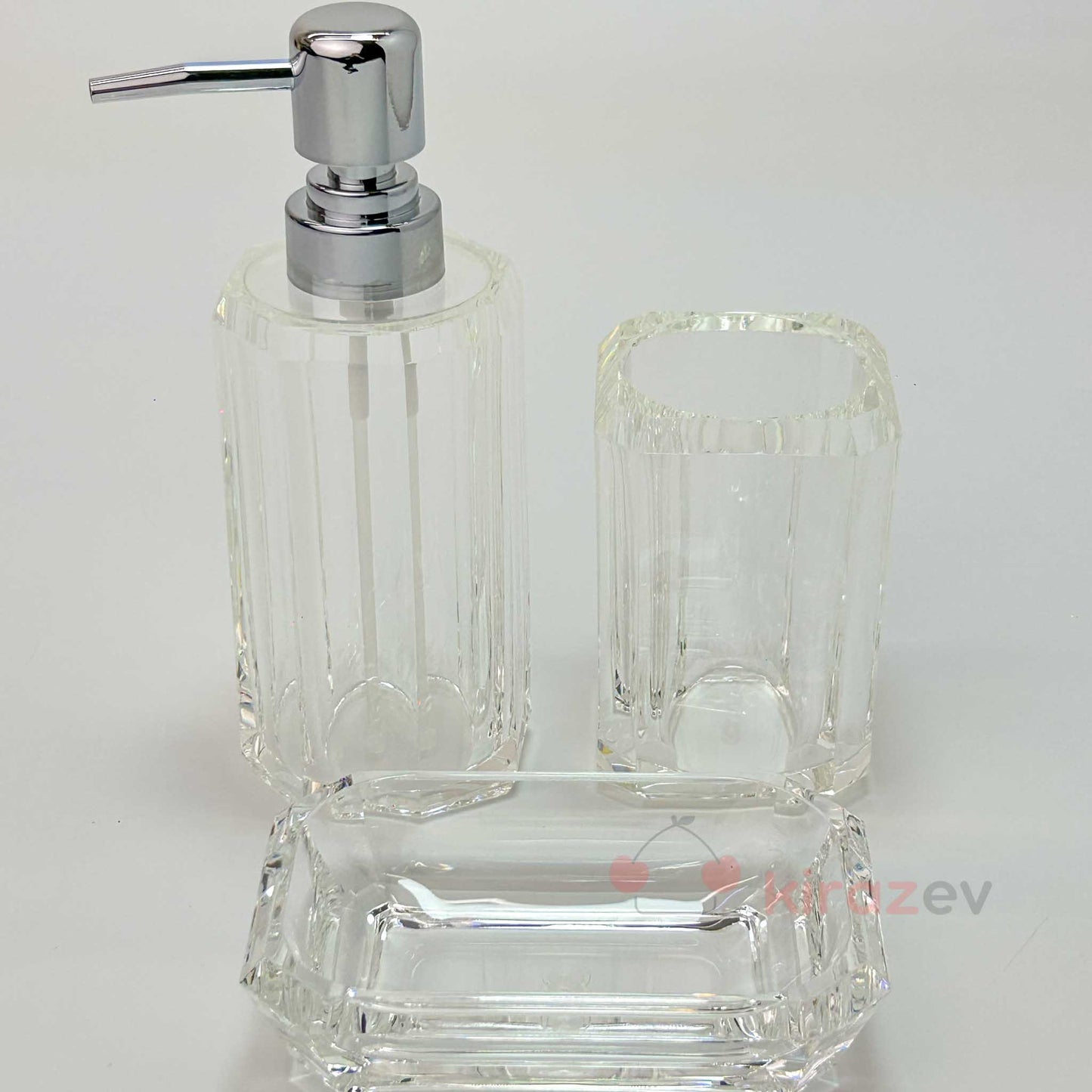 Akrilik 3'lü Banyo Seti