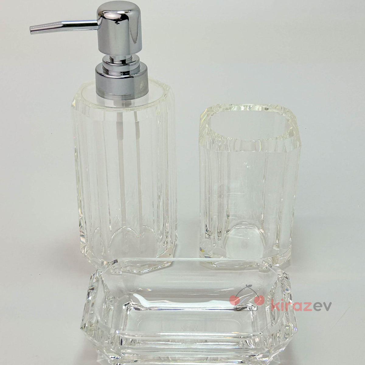 Akrilik 3'lü Banyo Seti