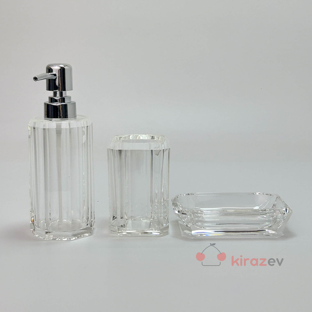 Akrilik 3'lü Banyo Seti