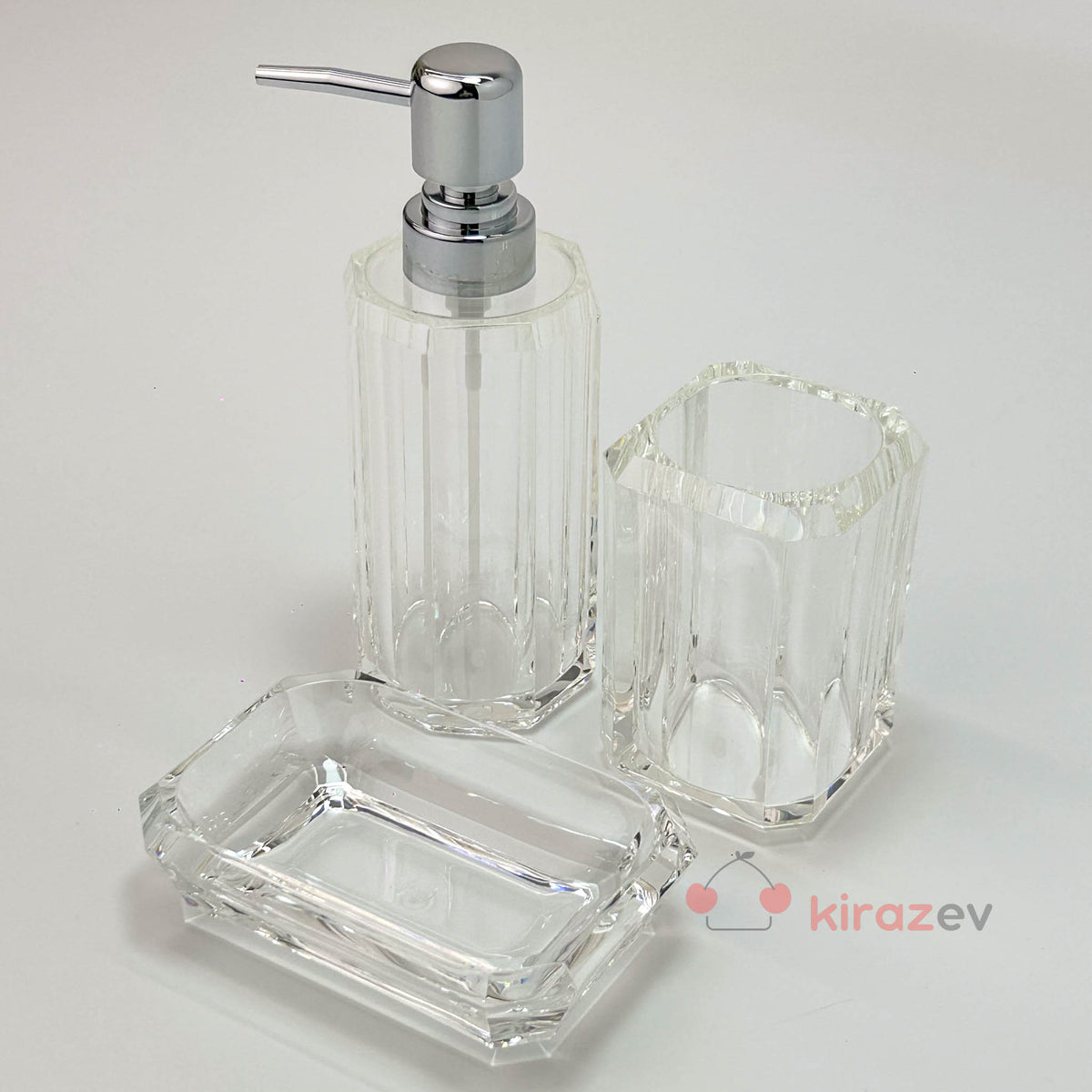 Akrilik 3'lü Banyo Seti