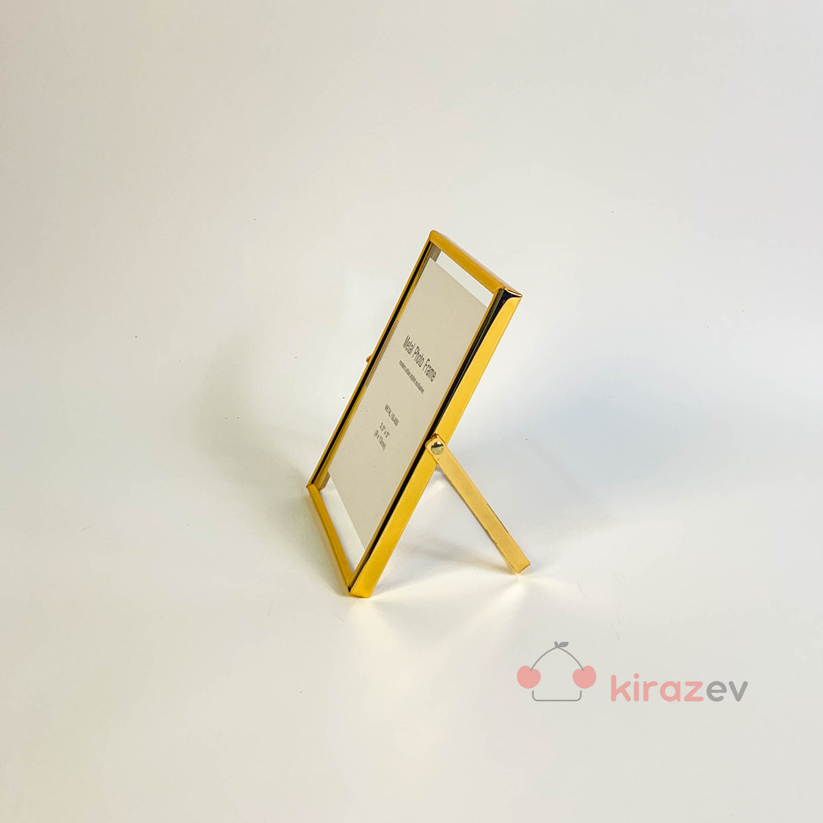 Altın Metal Fotoğraf Çerçevesi 10x15 cm