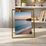 Altın Metal Fotoğraf Çerçevesi 20x25 cm