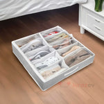 10 Gözlü Ayakkabı Düzenleyici – Şeffaf Kapaklı Saklama Kutusu