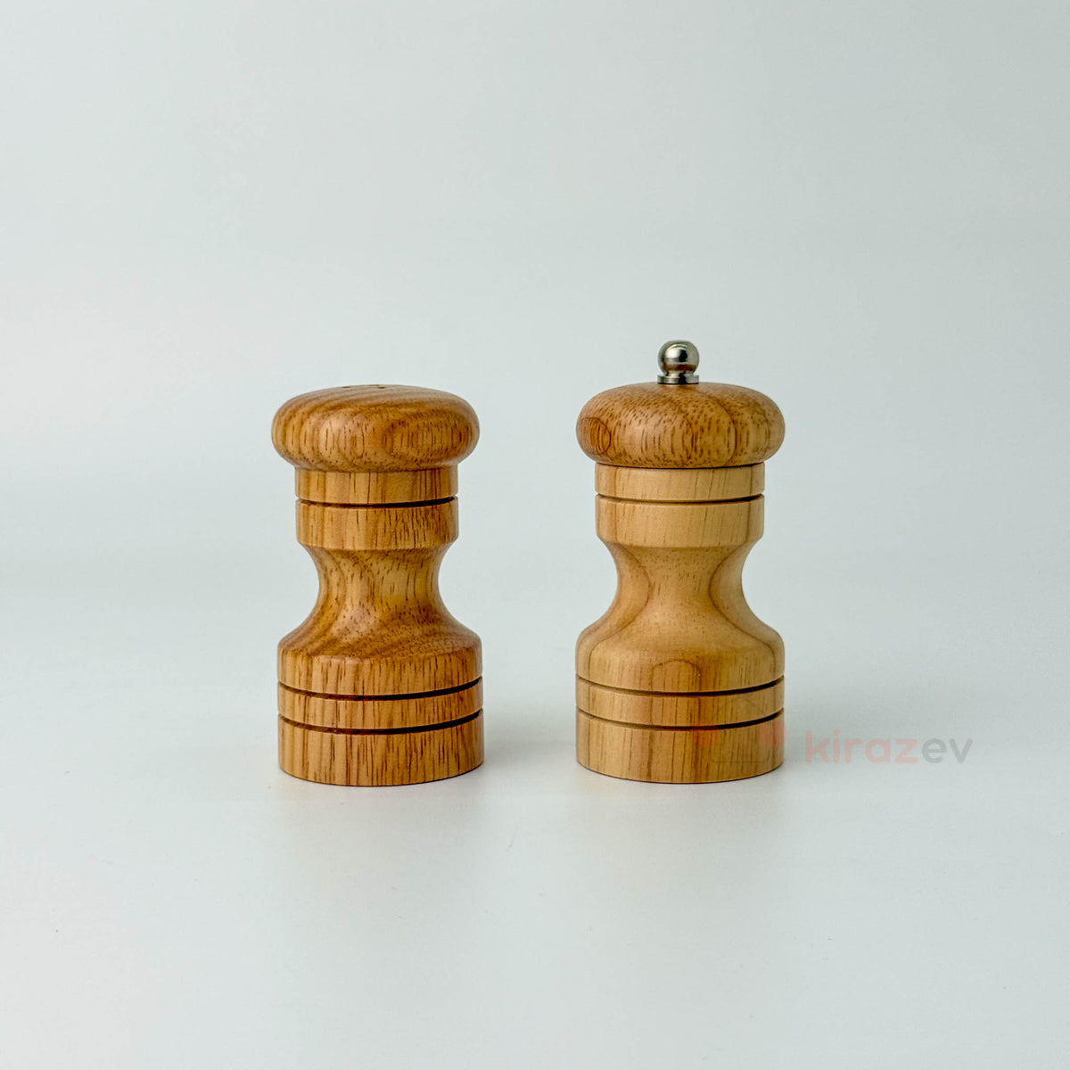 Bambu Değirmen Tuzluk Baharat Seti 2'li