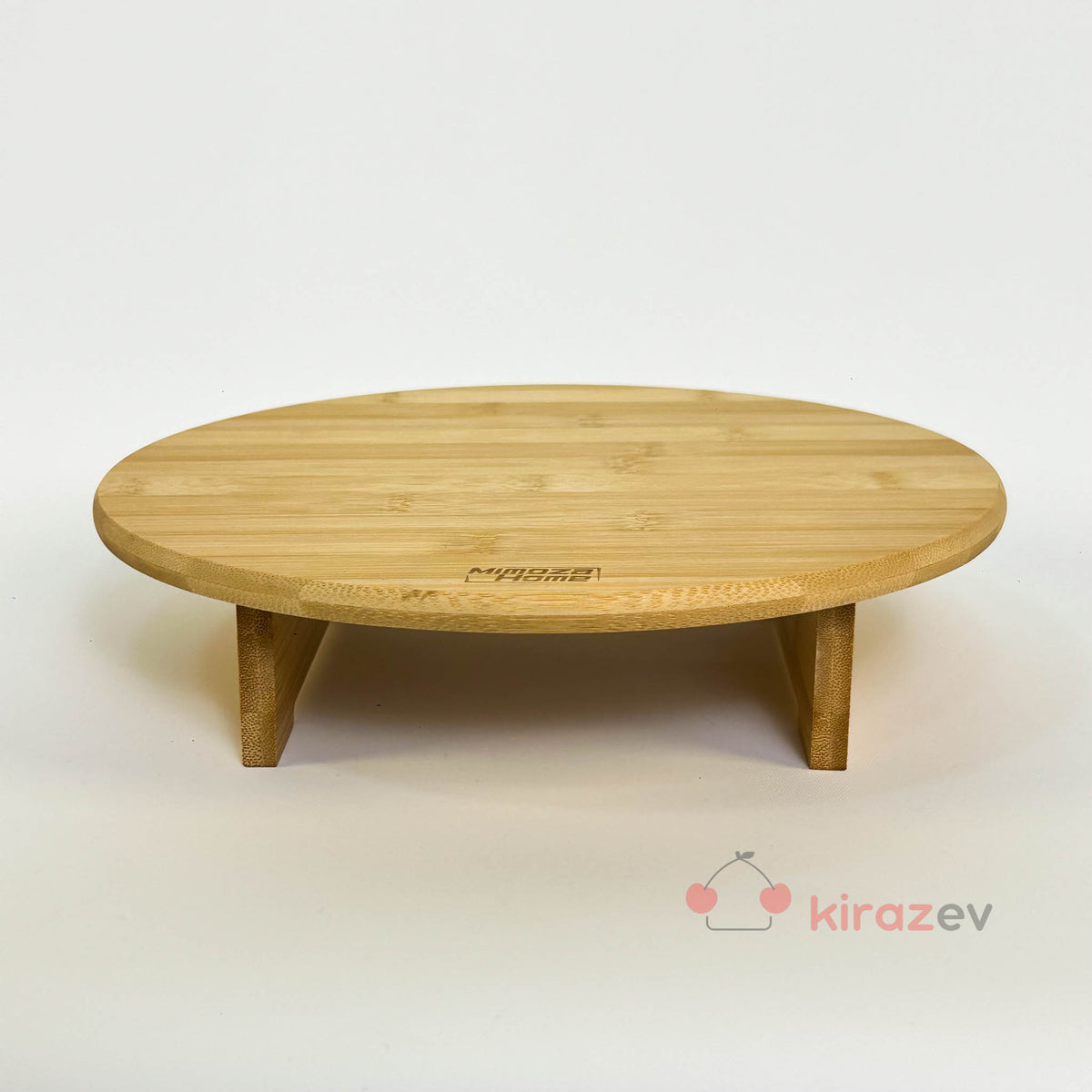 Bambu Ayaklı Yuvarlak Kesme Tahtası