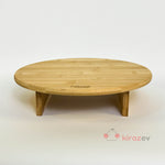 Bambu Ayaklı Yuvarlak Kesme Tahtası