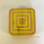 Bambu Nihale Kare Silikonlu (17x17 cm)