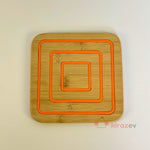 Bambu Nihale Kare Silikonlu (17x17 cm)