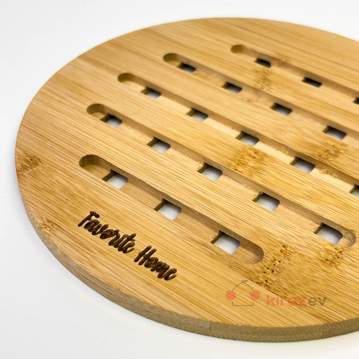 Yuvarlak Bambu Nihale Delikli Tasarım