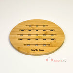 Yuvarlak Bambu Nihale Delikli Tasarım