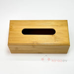 Bambu Dikdörtgen Peçetelik Kutusu