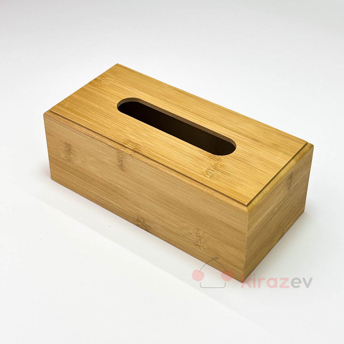 Bambu Dikdörtgen Peçetelik Kutusu