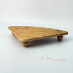 Bambu Ayaklı Üçgen Köşelik Stand