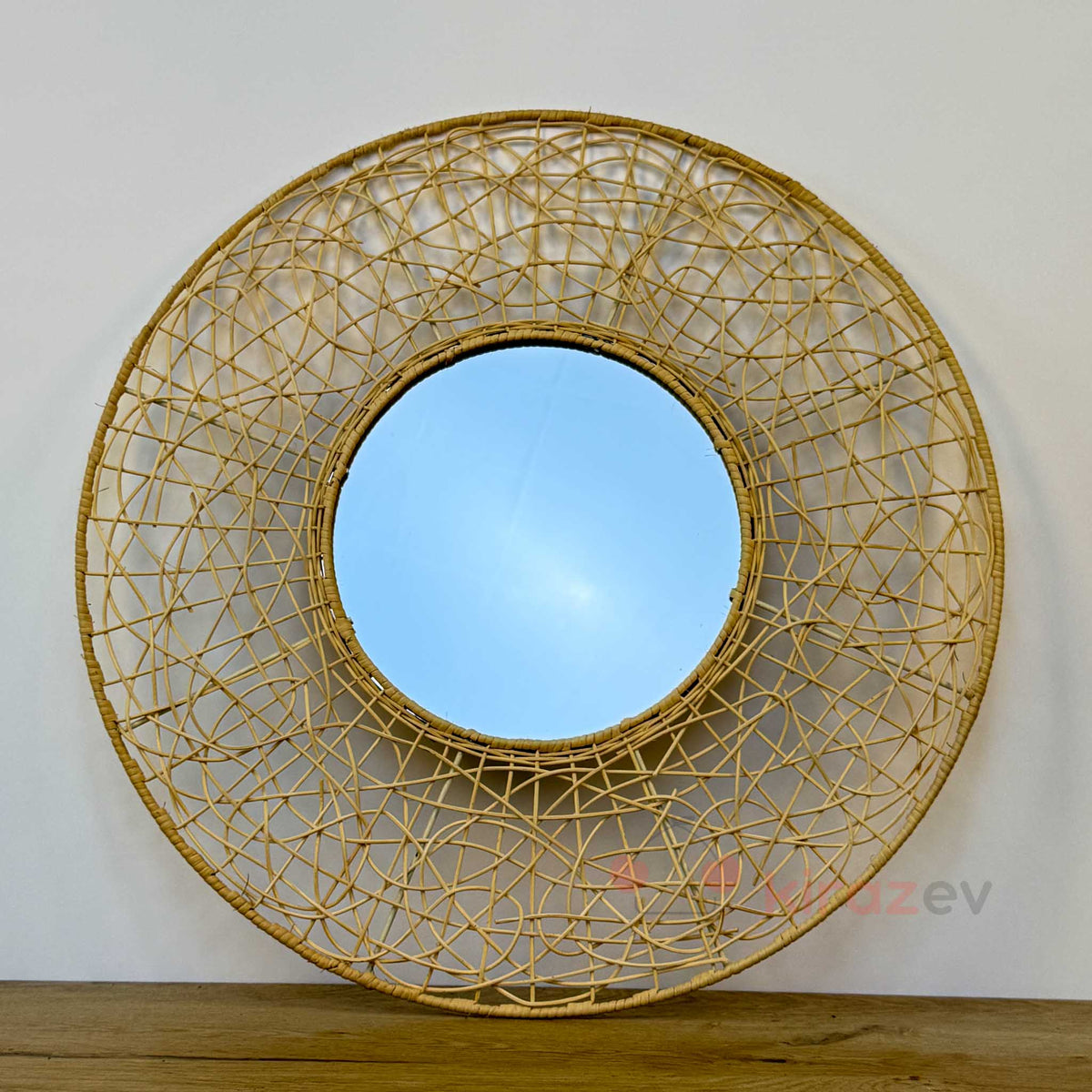 Bohem Su Yolu Rattan Ayna