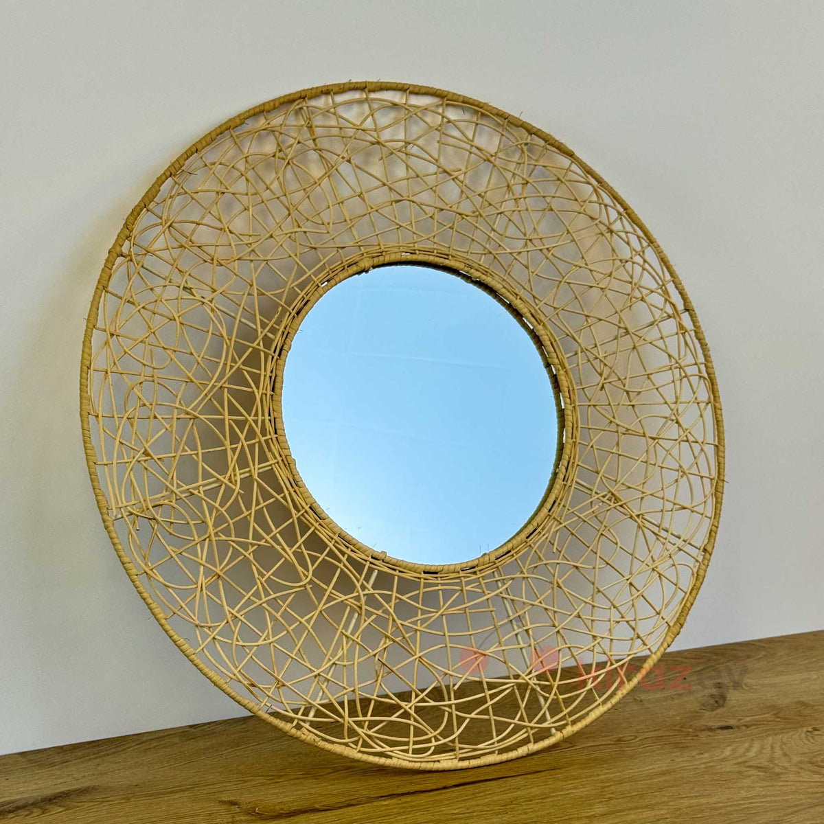 Bohem Su Yolu Rattan Ayna