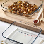 Paşabahçe Borcam 2’li Kare Fırın Kabı Seti 2000-3200 cc