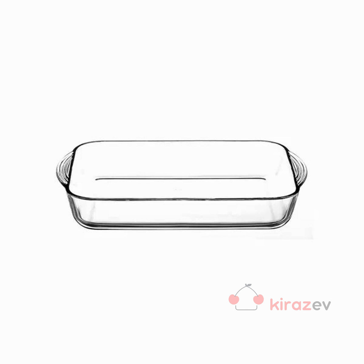Paşabahçe Dikdörtgen Borcam - 3850 cc - Kiraz Ev