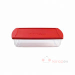 Paşabahçe Borcam Plastik Kapaklı Dikdörtgen Tepsi 1320 cc