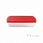 Paşabahçe Borcam Plastik Kapaklı Dikdörtgen Tepsi 1320 cc