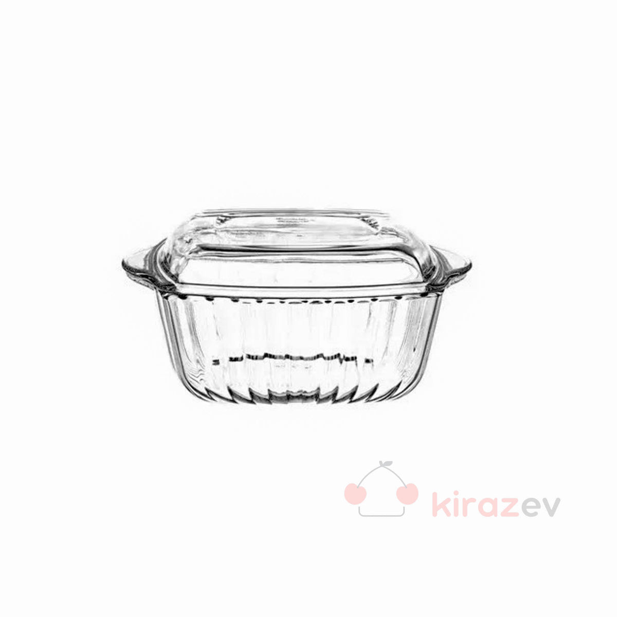 Paşabahçe Borcam Kapaklı Kare Tencere 1870 cc