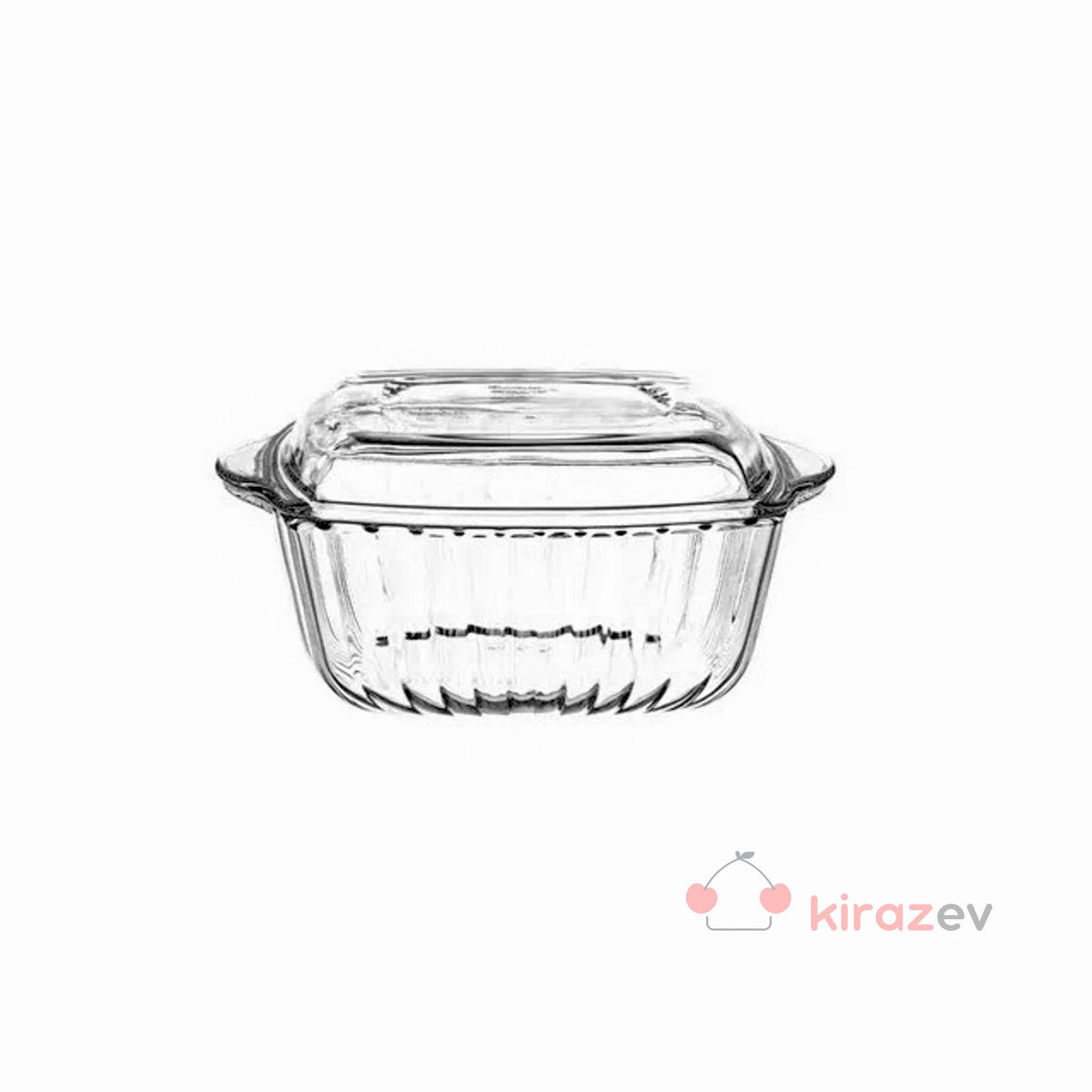 Paşabahçe Borcam Kapaklı Kare Tencere 1870 cc