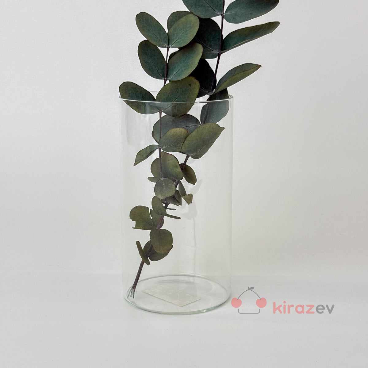 Silindir Cam Vazo & Mumluk Seti 3'lü