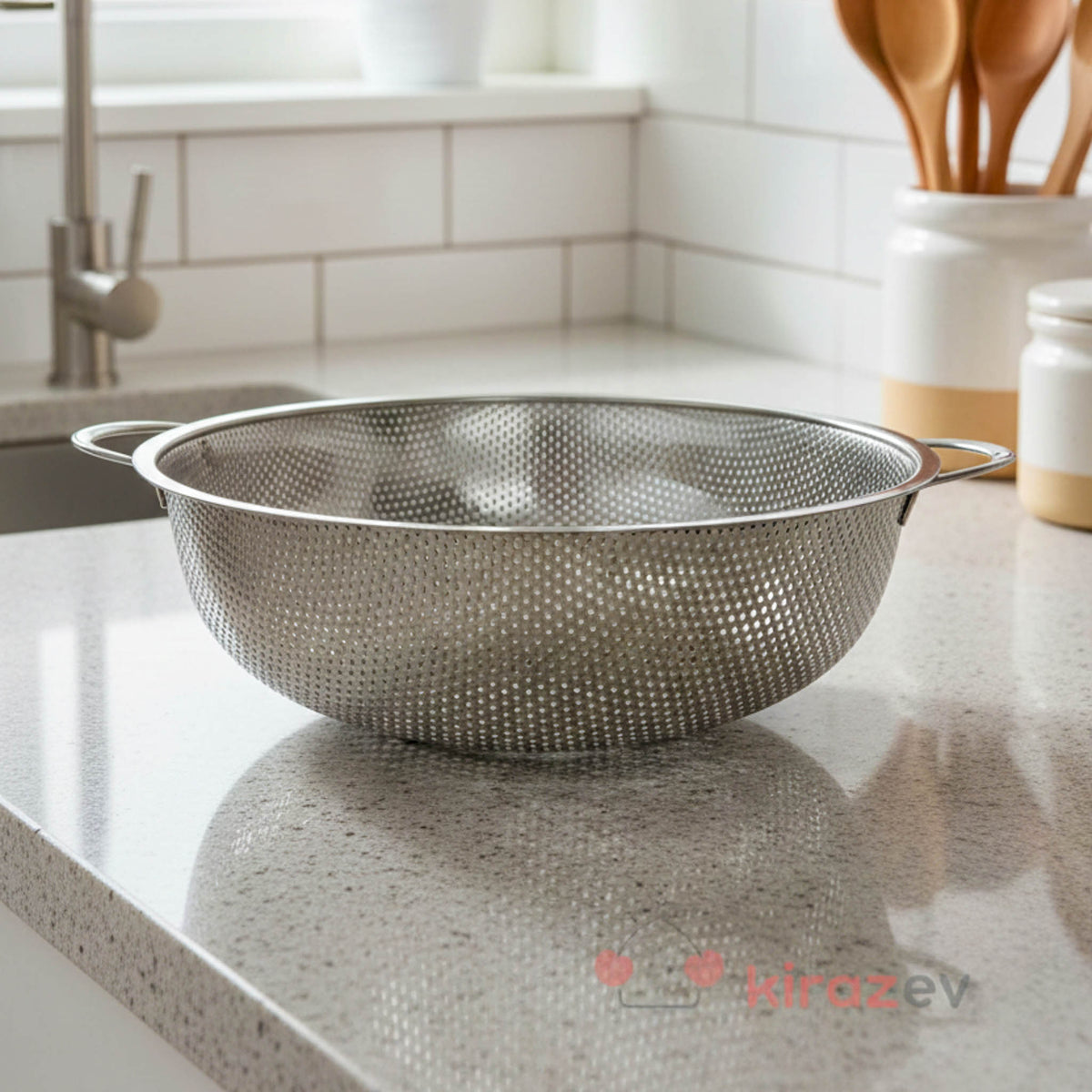 Mutfak Süzgeci Çelik 25 cm