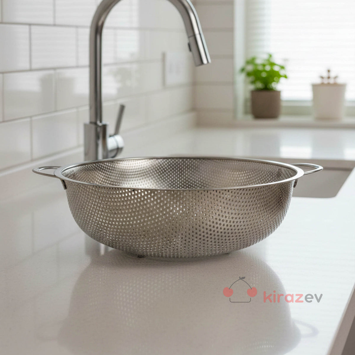 Mutfak Süzgeci Çelik 28 cm