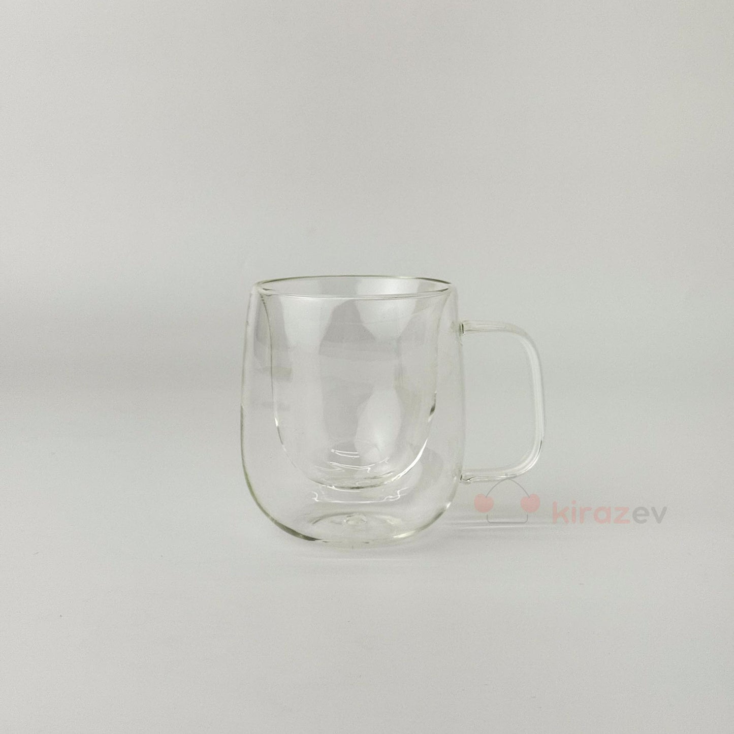 Çift Cidarlı Kulplu Bardak