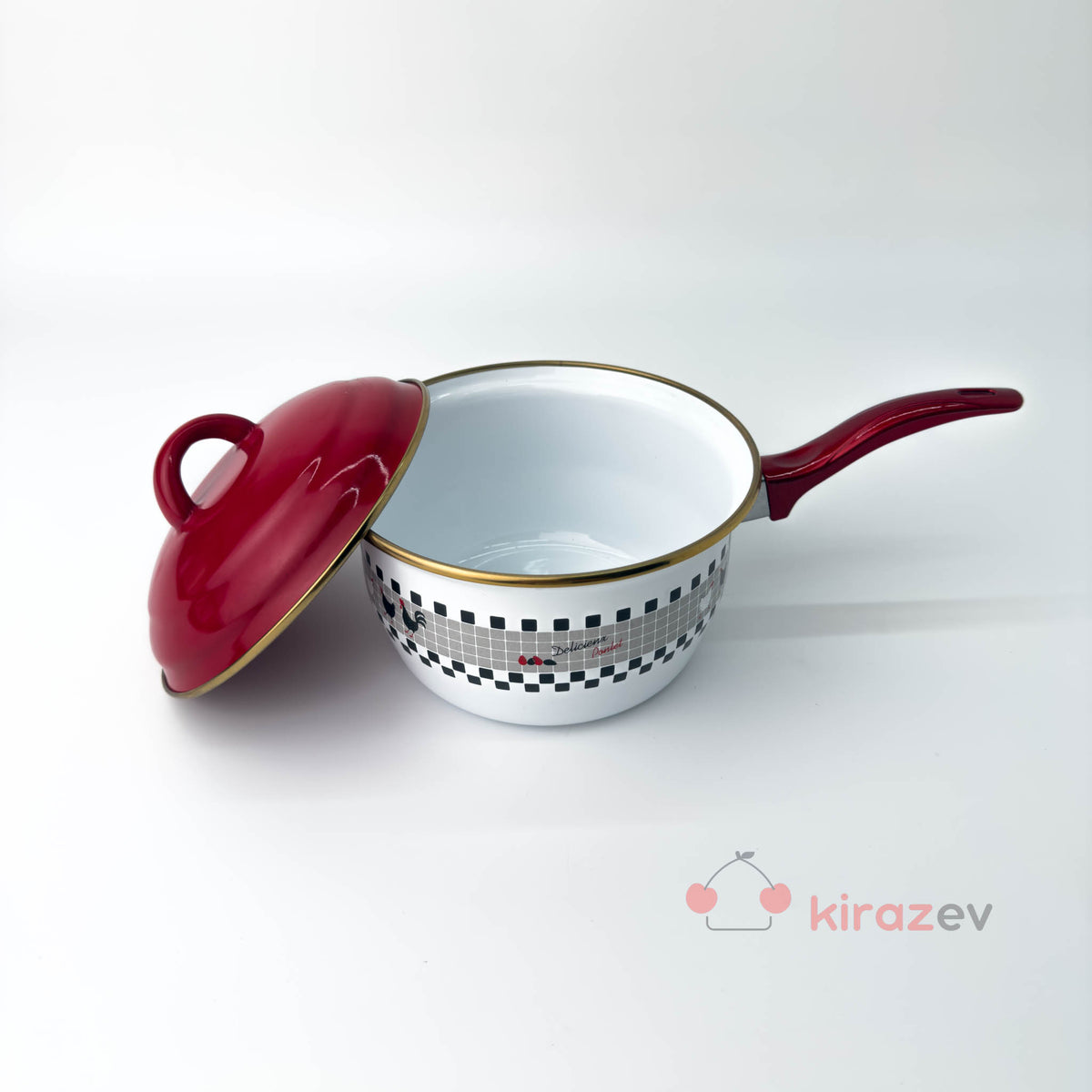 Emaye Tencere - Kiraz Ev